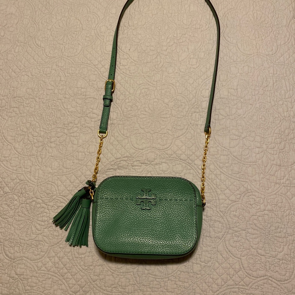 Tory Burch McGraw Camera bag in patina